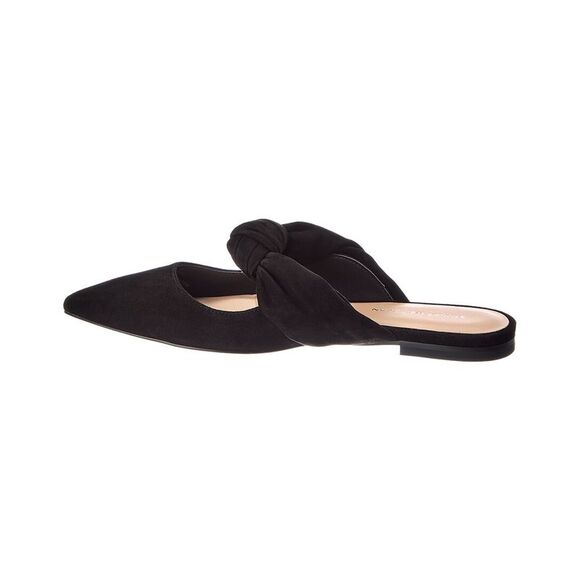 Stuart Weitzman Solange Suede Mule, Black - Picture 2 of 5